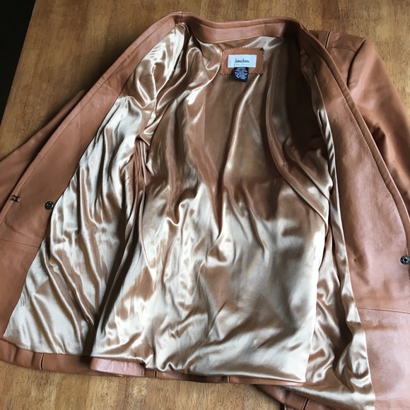 Neiman Marcus Exclusive Leather Jacket - Picture 2 of 7